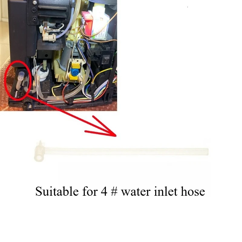 

Подходит для соединительной трубы кофемашины Delong, черного шланга, шланга для компенсации воздуха, шланга для впуска воды