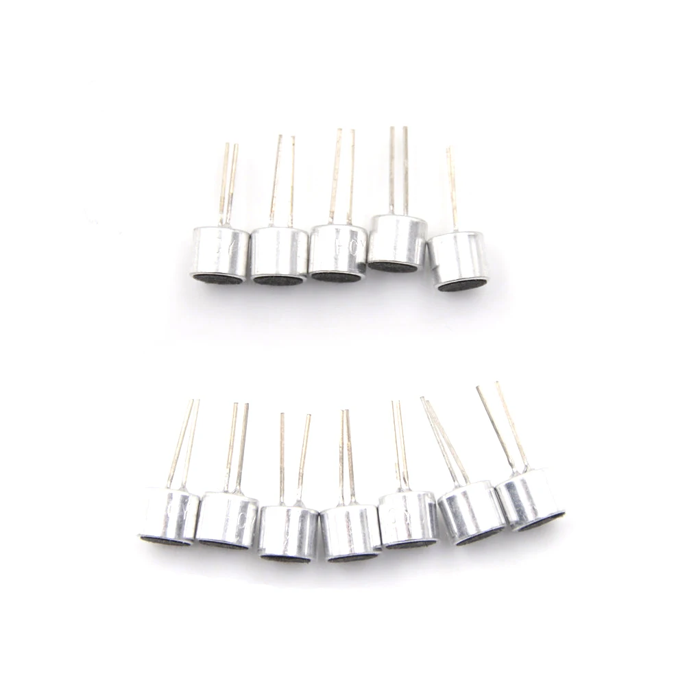 20Pcs Electret Microphone Inserts 6050 with PCB Pins Condenser