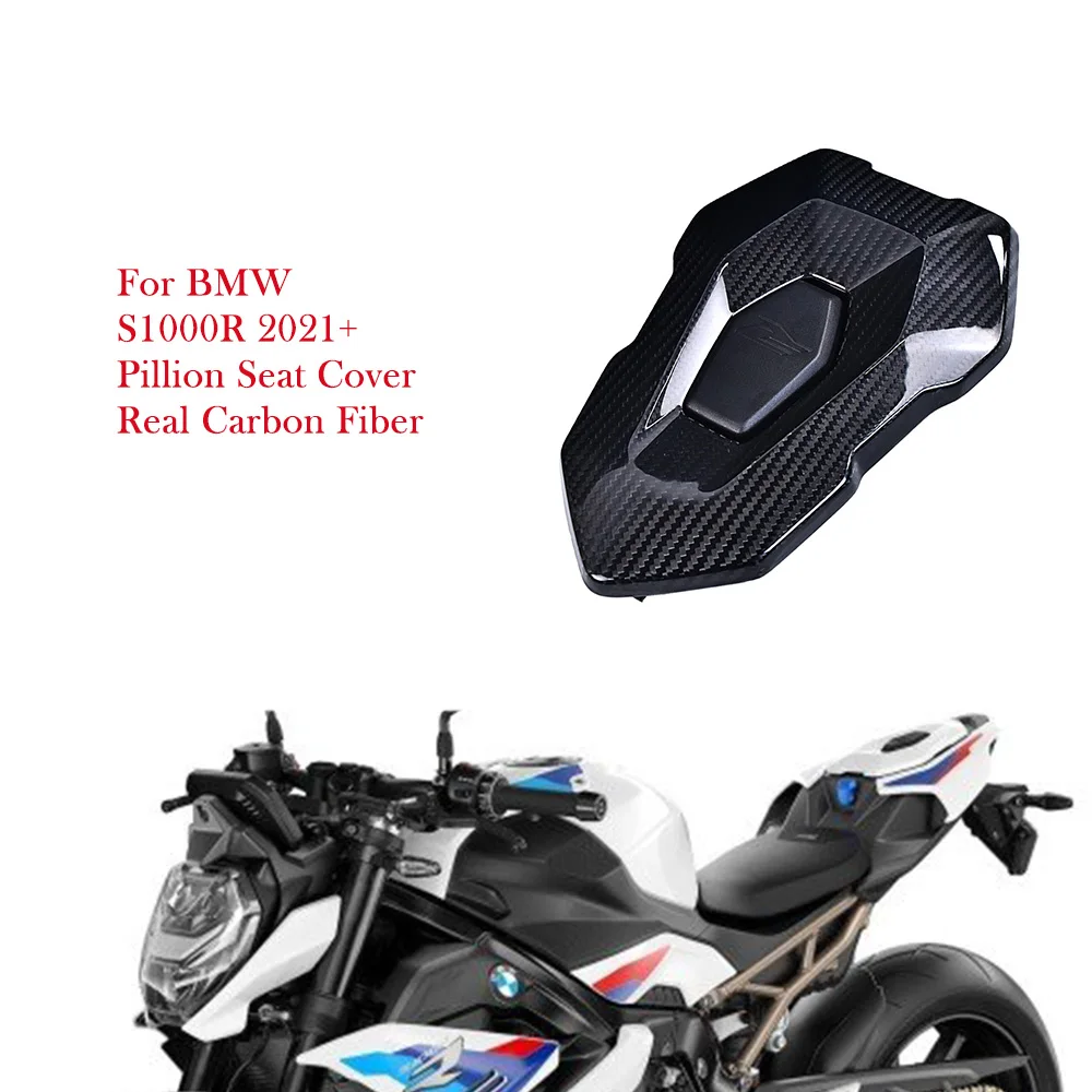 

For BMW S1000R S 1000 R 2021 2022 2023 2024 Real Carbon Fiber Pillion Seat Cover Motorcycle Accessories Fairing Kits Surron