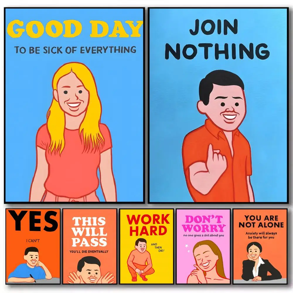 Artist Joan Cornella Poster High-definition  poster stickers, suitable for bedroom, living room, home decoration