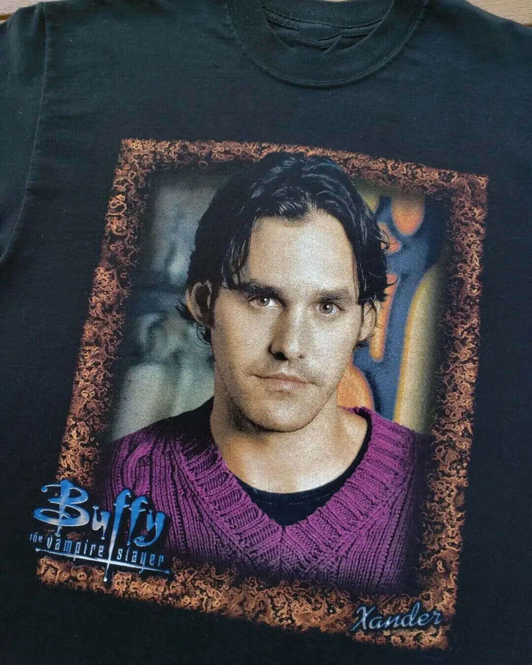 2001 Buffy The Vampire Slayer Xander Solo Portrait T shirt YI157