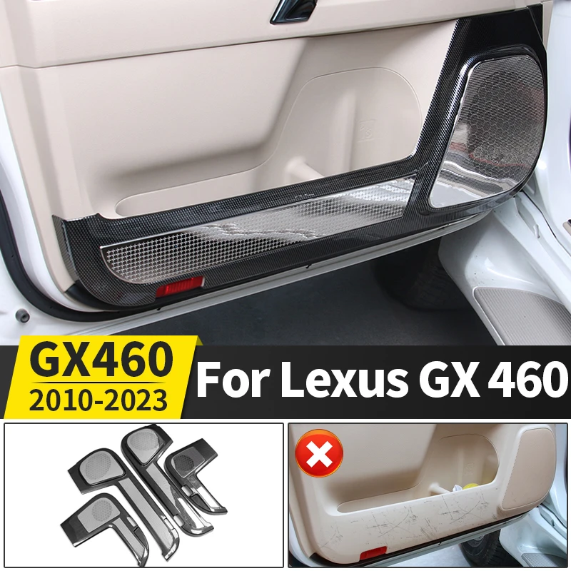 Car Door Scratch Resistant Speaker Protective Cover For 2010-2022 Lexus GX460 GX 460 Interior Modification Accessories 2021 2020