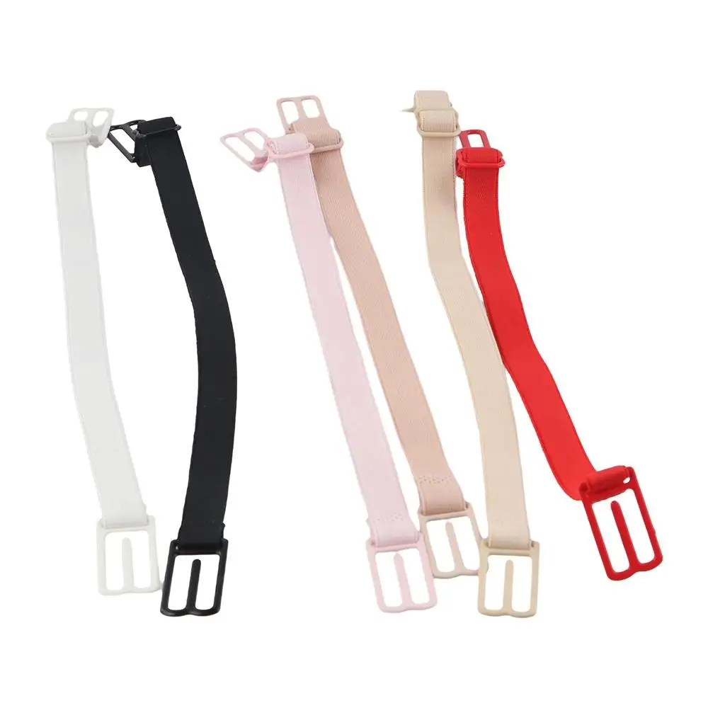 

Soft Pure Color Invisible Back Hasp Double-Shoulder Bra Extender Women Bra Strap Anti-slip Buckle Belt Invisible Bra Strap