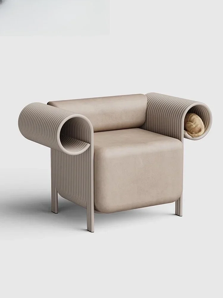 People and cats share furniture Internet celebrity creative designer single sofa chair universal in all seasons