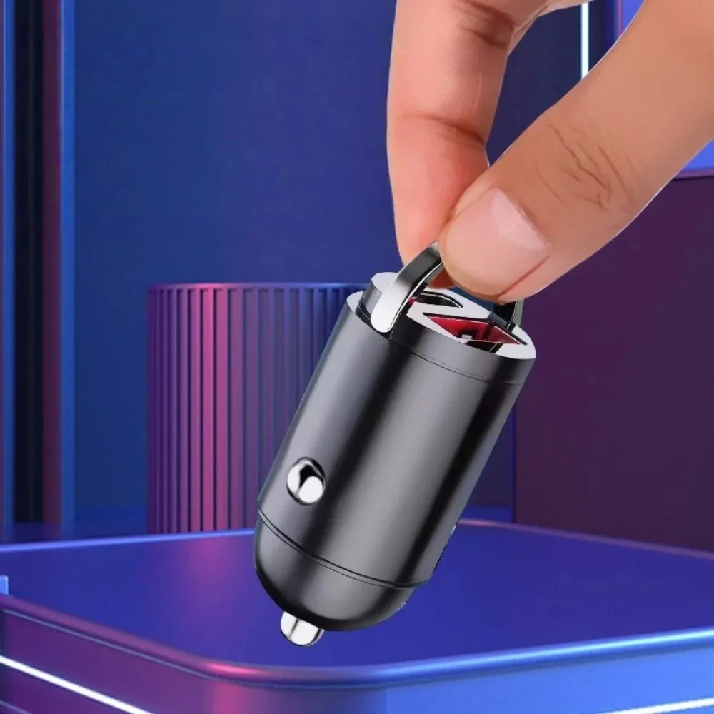 240W Car Charger, Hidden Charging Head, USB Super Fast Charging, Pull Ring Smart Car Adapter Plug, Car Charger