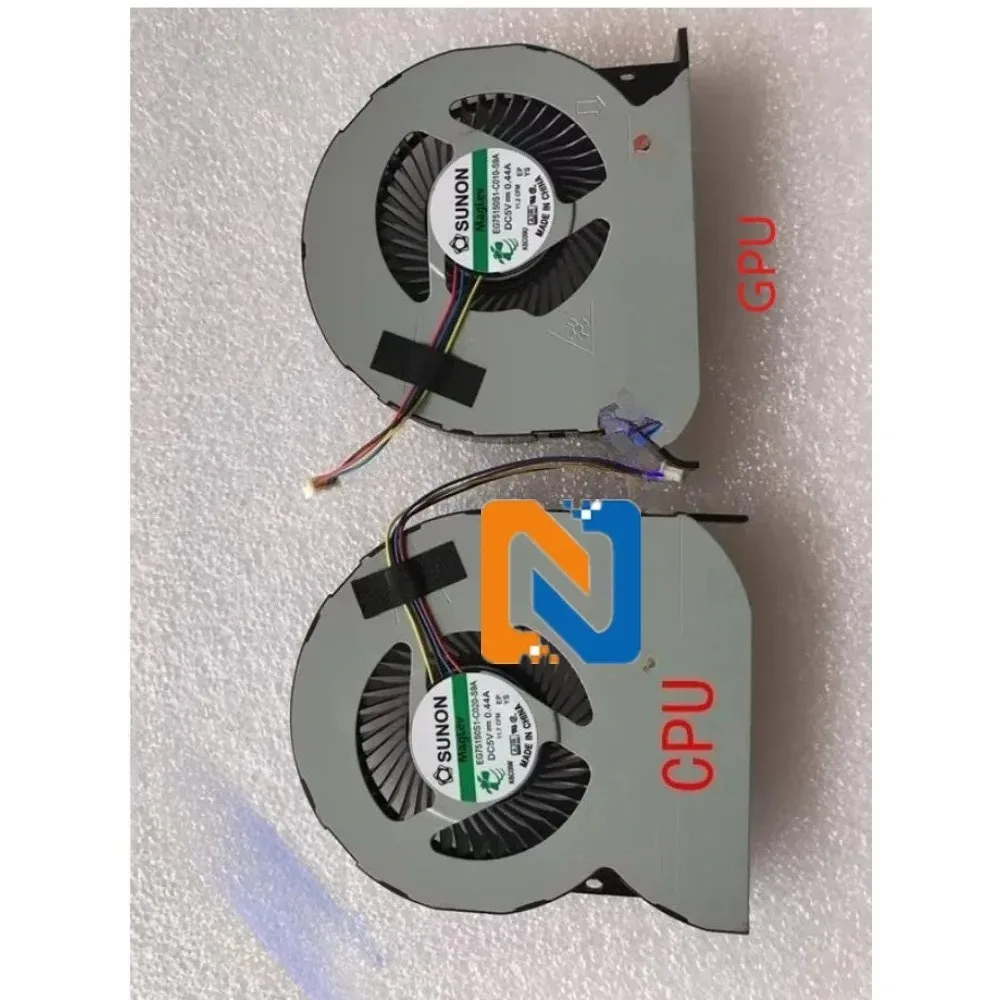 NEW Laptop CPU GPU Cooling Fan For Dell Precision 7510 M7510 7520 M7520 Fan 044PG6 0DGTVT EG75150S1-C020-S9A EG75150S1-C010-S9A