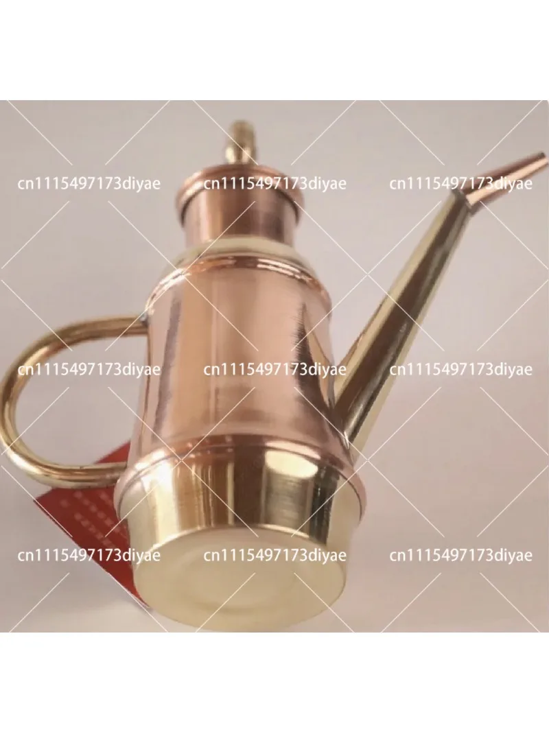 Commercial Pizza Oven Oil Dispenser - Handmade Copper Oil Pot for Bakeries Pizzerias