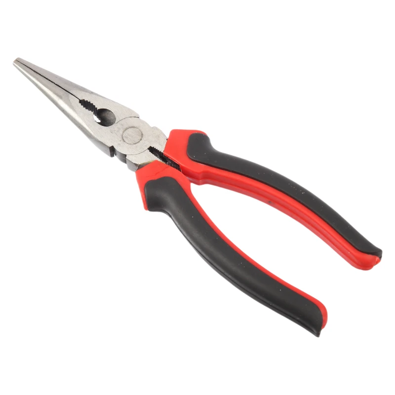 8インチワイヤープライヤー クロムバナジウム鋼ワイヤーカッター ワイヤーツイストプライヤー 鉄線尖ったノーズフラットプライヤー