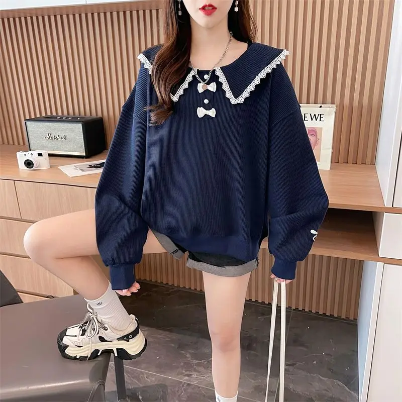 Damskie bluzy rozpinane na zamek, odzież jesienna, damska dzianina, lekko elastyczna, regularny krój, podszyta polarem, europejsko-amerykański patchwork, duży rozmiar.