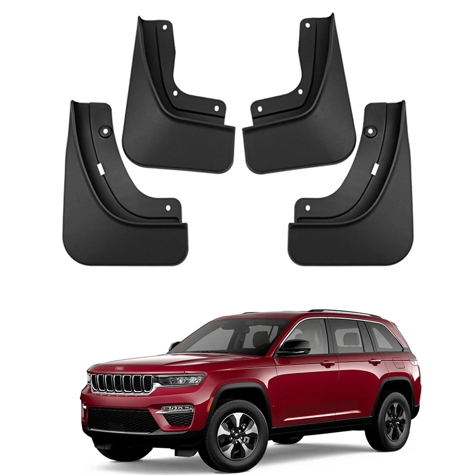 

for Jeep Grand Cherokee Car Mud Flaps 2021-2024 (5 SEAT) Mudguard Splash Guards Fender Front Rear Mudflaps Accessories 4PCS