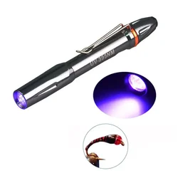 ANYGO-Lampe-stylo ultraviolette LED 5W, lampe de poche, lumière noire pour le durcissement de la colle, détecteur d'argent, urine d'animaux, SAF, punaise de lit, nouveauté