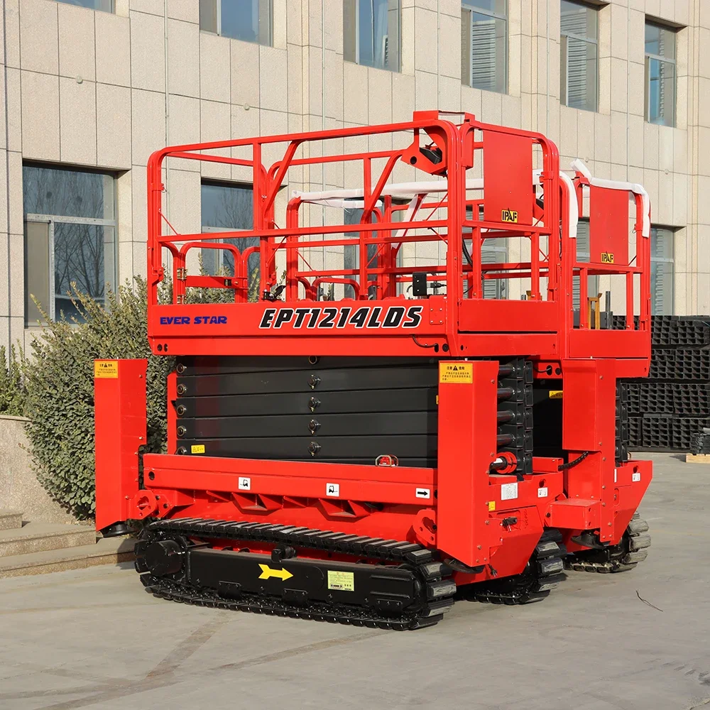 Electric Scissor Lift 4-18m Aerial Skylift 6m 8m 10m 12m 14m Mobile Lifter Scaffolding Electric Hydraulic Scissor Lift