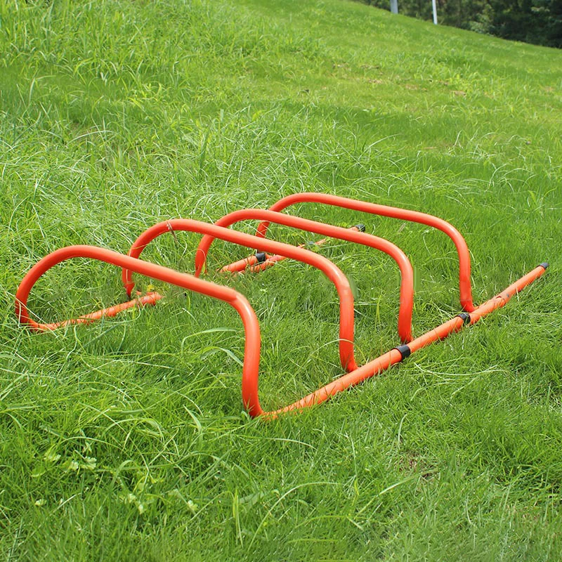 1Pc PVC Bent Hurdle Frame Obstacle Course Children\'s Soccer Training Equipment