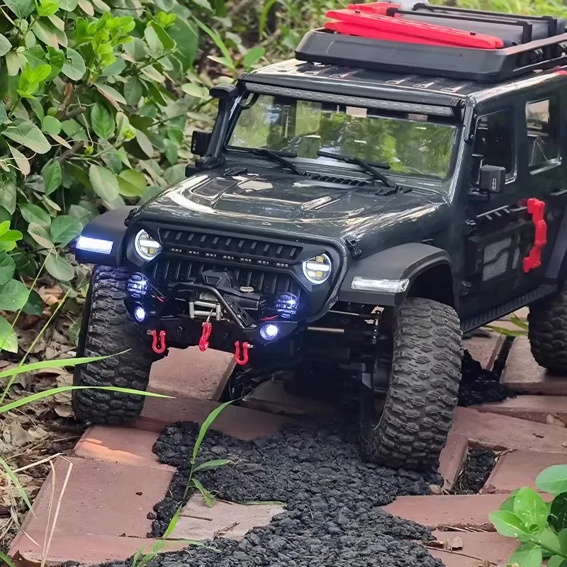 RLAARLO MK07 1/7 Crawler Truck Metal Front Bumper and 3mm Thick Adapter Plate Rc Car Refitted and Upgraded Parts Accessories