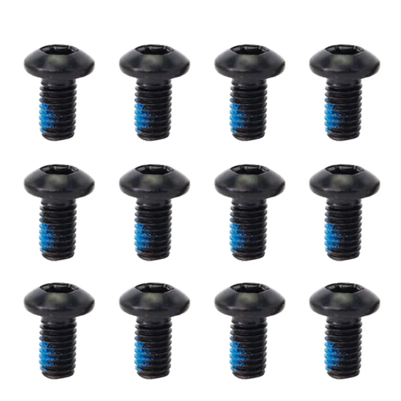 12pcs Stainless Steel T25 Cycle Bicycle Brake Disc Bolts Screw Bike Brake Rotor Bolts Mtb Cycling Screws Bicycle Accessories