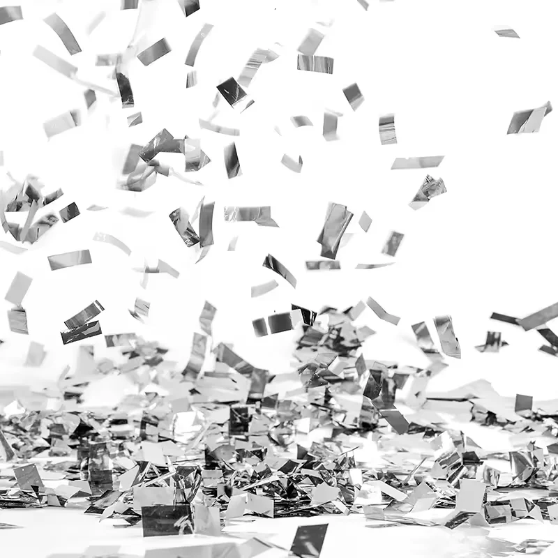 Confetti Paper Stage effect machine Silver Shredded Paper Dj Party Wedding Club Bar Celebrations Opening & Ending ceremony Show