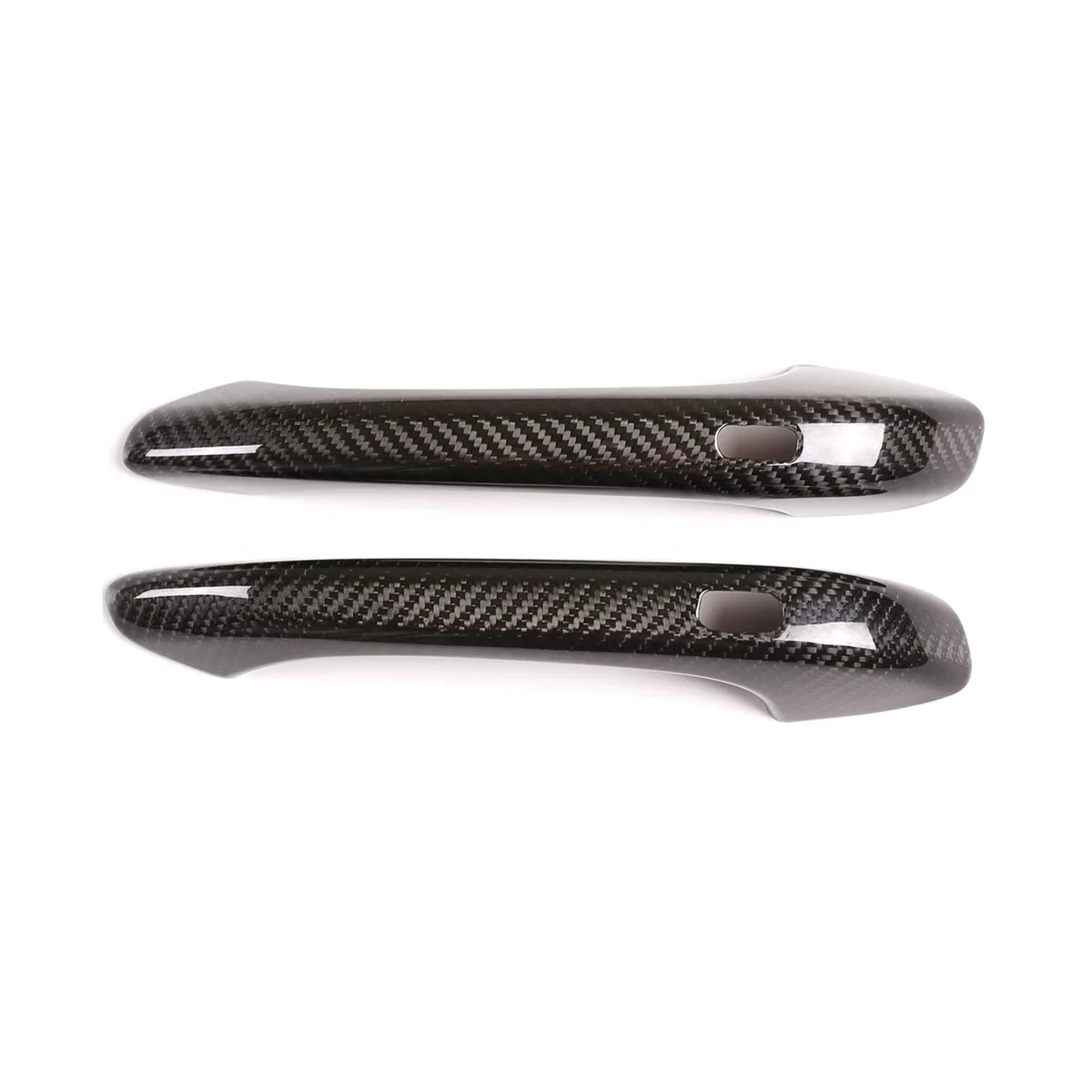 

Car Exterior Door Handle Cover Trim Accessories Dry Carbon Fiber for Porsche 911 2012-2018 718 2016-2019, with Holes