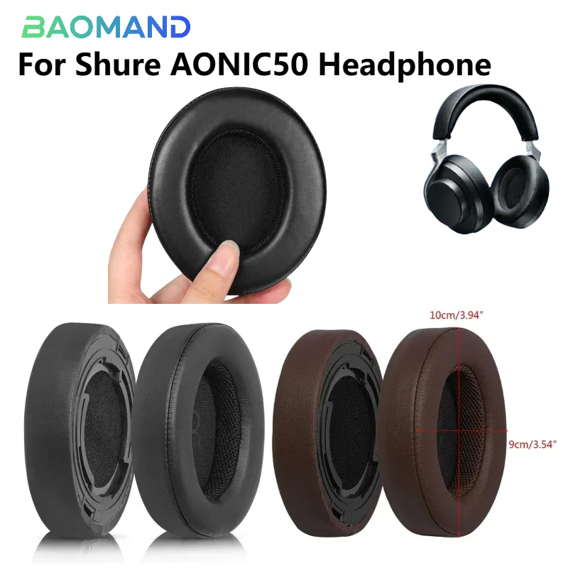 

Replacement Ear Pads Cushions for Shure AONIC50 Headphone Soft Memory Foam Pads/Earpads