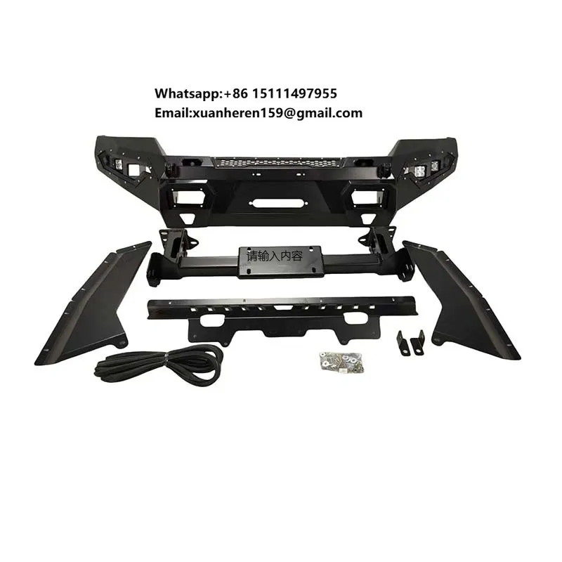 

Steel Sports Front Bumper Bull Bar for Toyota LC200 2018-2019 Exterior Accessories with Easy Installation