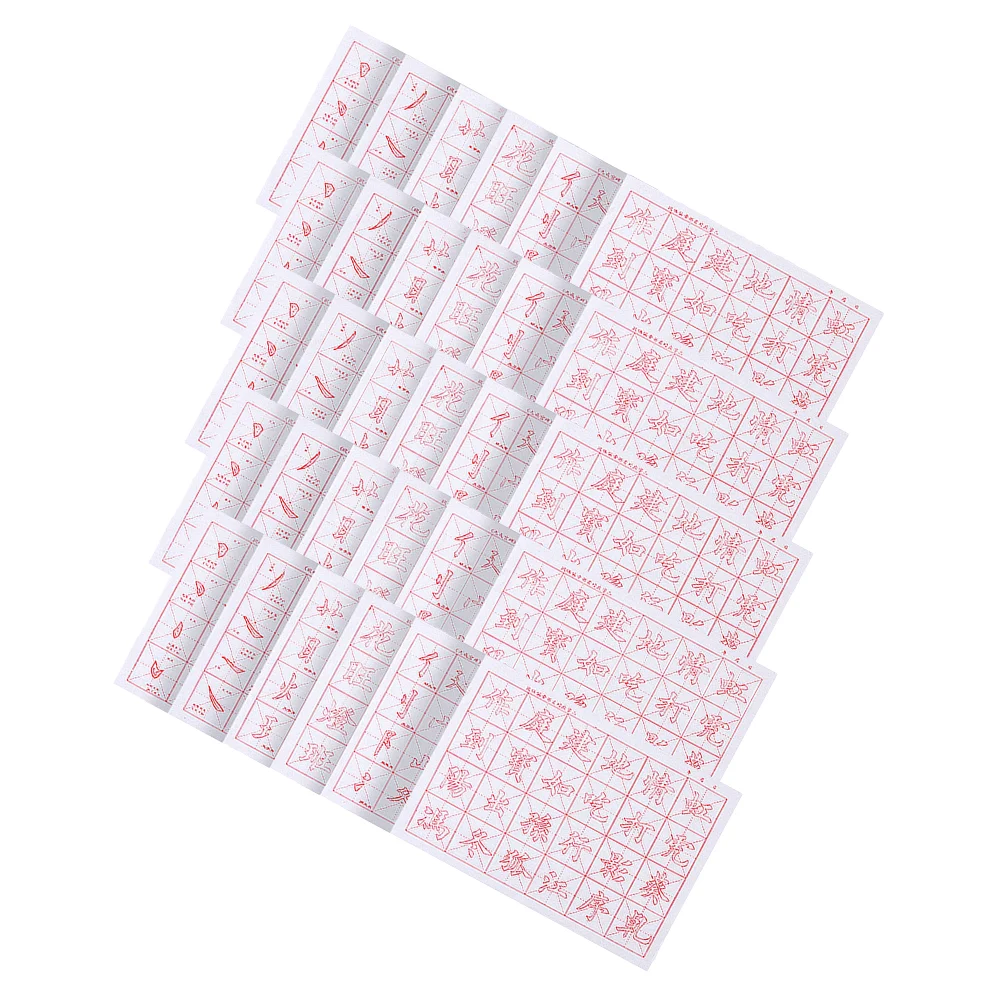 30 Sheets Calligraphy Notebook Chinese Handwriting Paper The Semi-cooked Xuan Rice Tool Practice