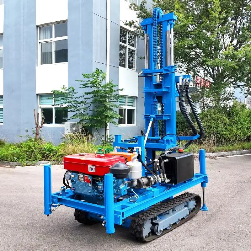 

Customized Diesel Crawler Water Well Drilling Rig 22hp 200m Depth Reliable Drill