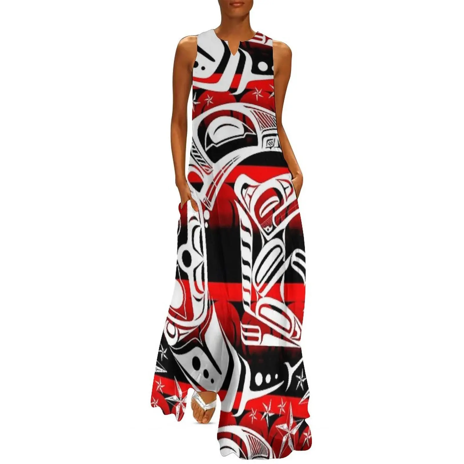 

Wolf, owl moon Long Dress women's clothing trend 2025 women's summer clothing 2025 dress summer dresses korean style