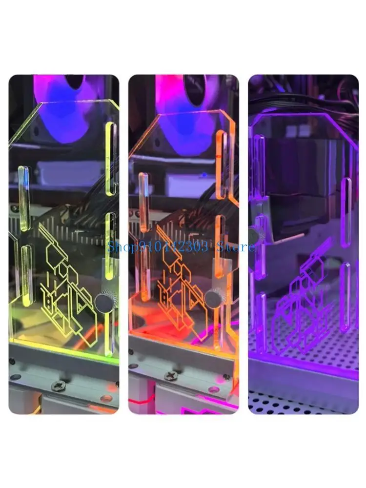 652F High Strength Acrylic VGA Support Multiple Height Adjustment ARGB Light Control