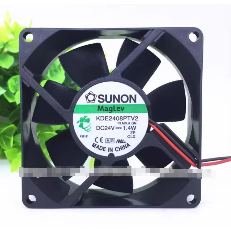 

SUNON KDE2408PTV2 DC 24V 1.4W 80x80x25mm 2-Wire Server Cooling Fan