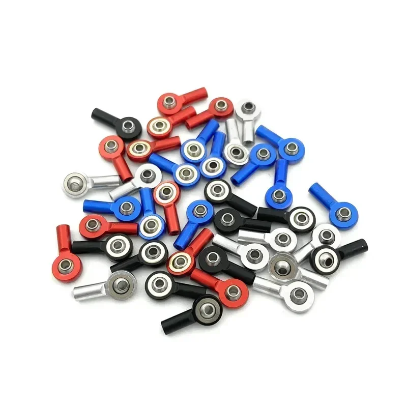 10PCS Tirante Estremità M2 Estremità Asta di Collegamento Testa A Sfera Adattatore Comune per RC Auto Crawler HSP ASSIALE Tamiya Barca Aereo Modello di Elicottero