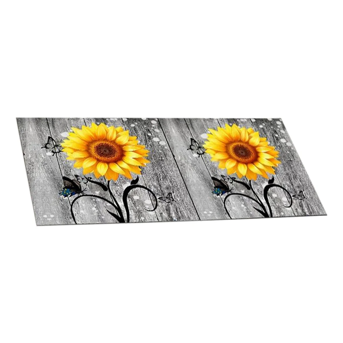 Flowers Washer Dryer Dust Cover Mat for Top Washing Machine Dust Cover Pad Fast Drying Absorbent Mat Top Protector Mat