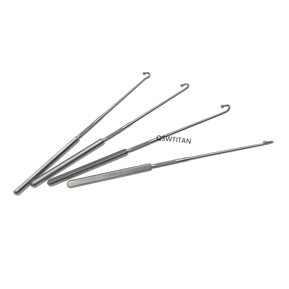 Uterine hook pet Dogs Cats Animal Ovariectomy Spay Snook With Ball Veterinary Orthopedic Instruments