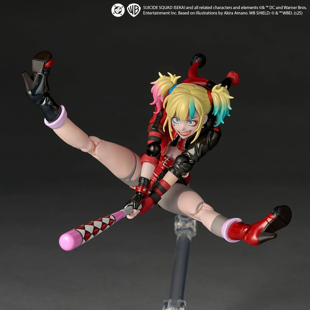 Originale Genuino Kaiyodo Azione/Bambole Incredibile Yamaguchi Revoltech Suicide Squad Isekai Harley Quinn H = 150mm Action Figure Modello