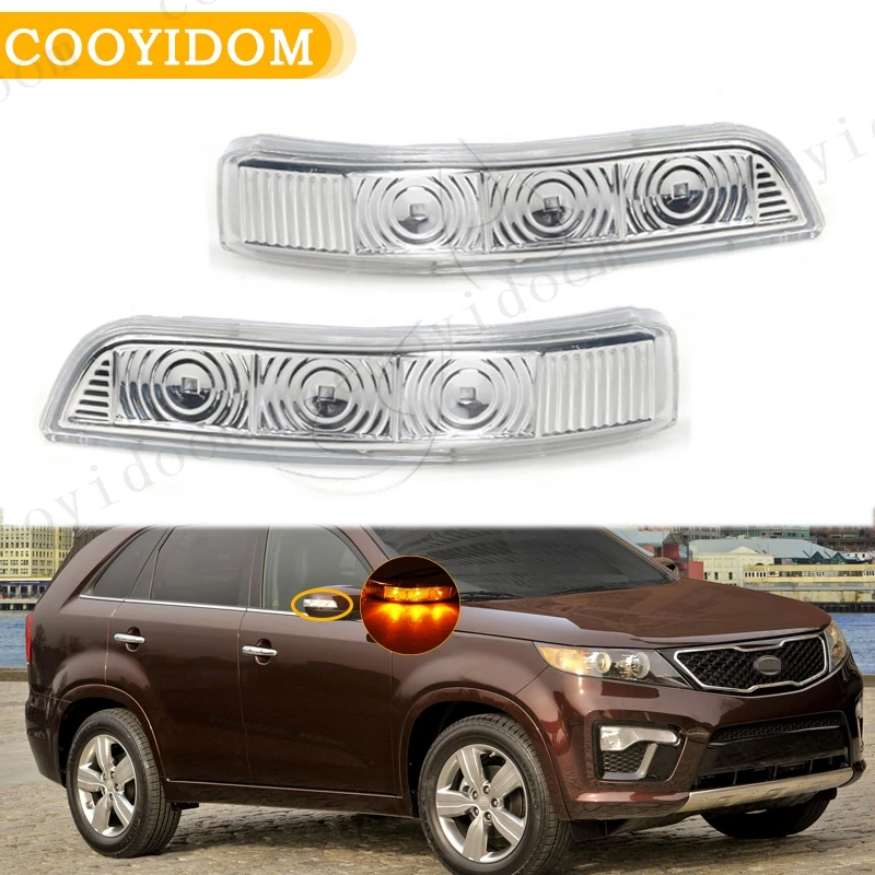 3 LED Turn Signal Light Wing Rearview Mirror Side Mirror Lamp For Kia Sorento SX 2010 2011 2012 SX LX USA 2013 Flasher Lamp 