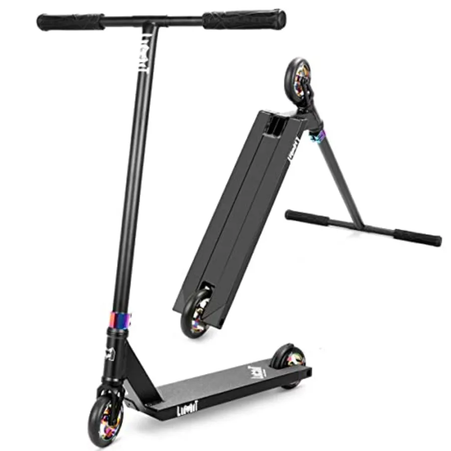 

Профессиональный трюковый самокат LMT69 для начинающих и среднего уровня, подходит для подростков и взрослых, от 8 лет, из алюминиевого сплава, черный