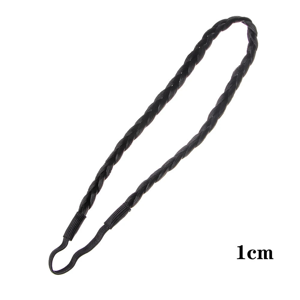 

Модный головной убор принцессы, обруч на голову, эластичный женский витой парик, повязка на голову, ленты для волос, синтетический парик, плетеная повязка на голову