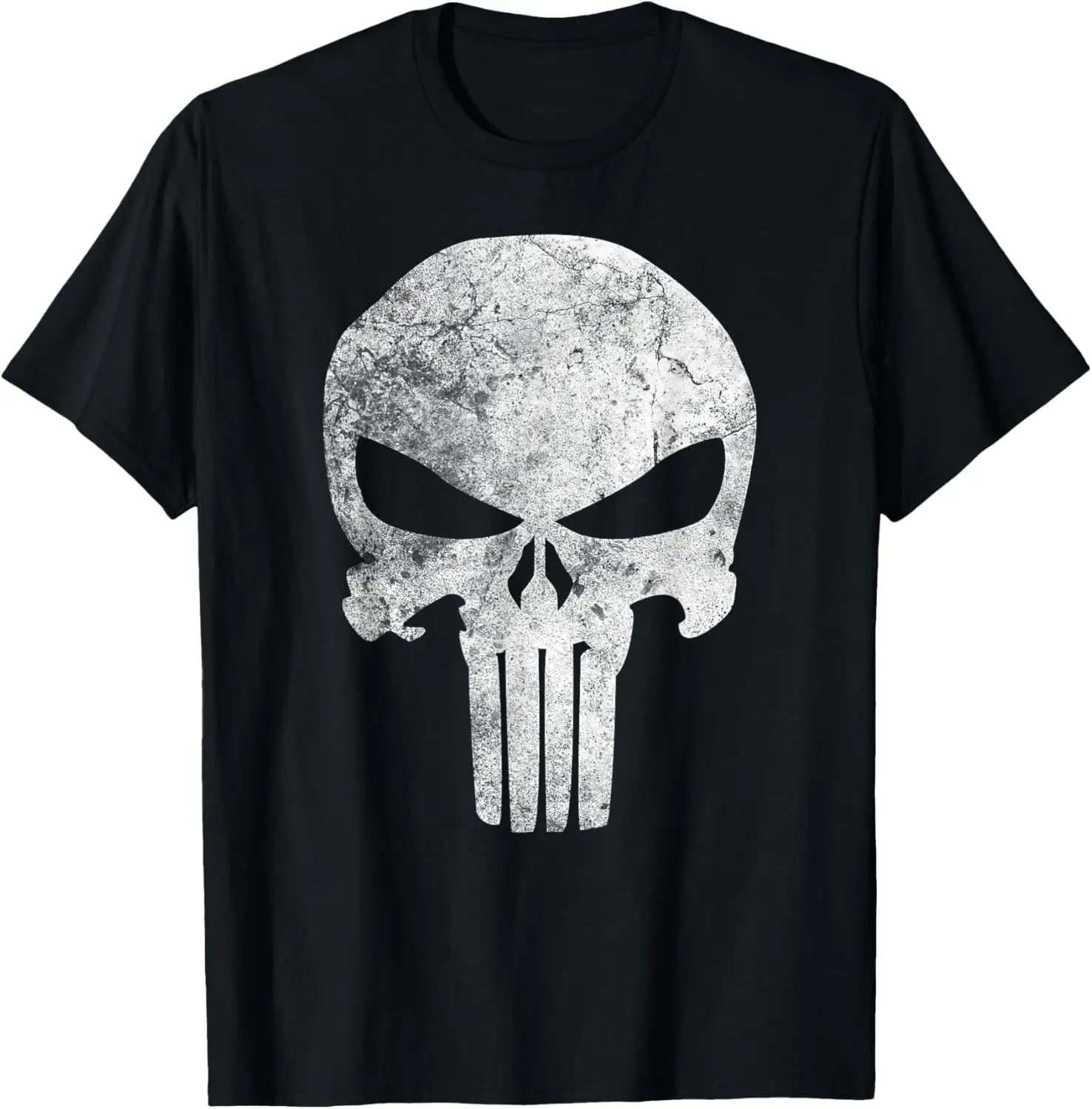 

Marvel Comics Punisher Skull Symbol Distressed T-Shirt