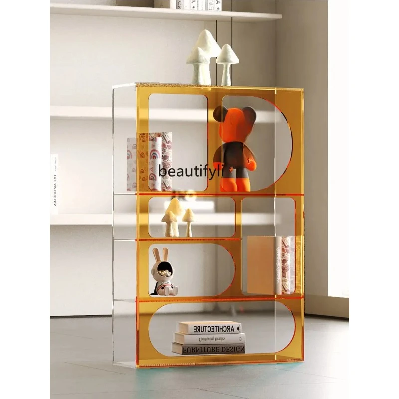 

Storage Rack Simple Living Room Display Sofa Side Cabinet Desk Bookcase Storage Display