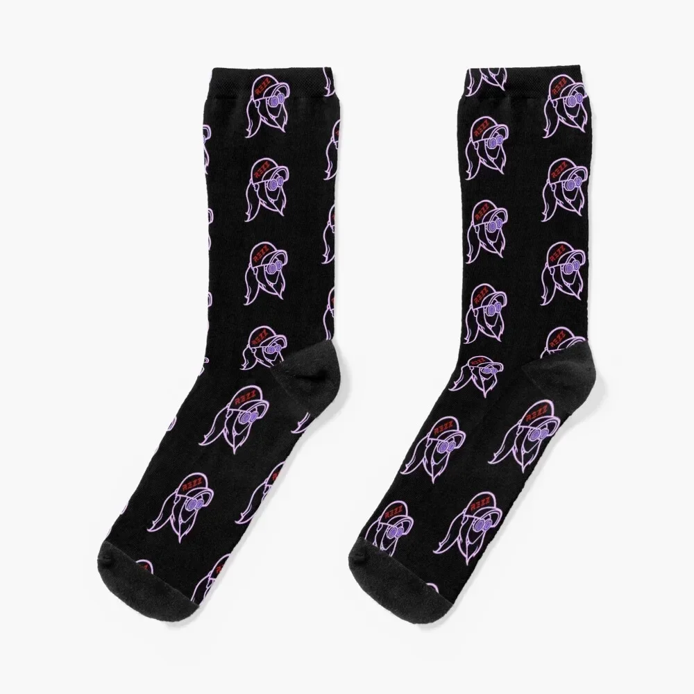 

Rezz dj record producer best logo Socks anime moving stockings funny gift Socks Female Men's