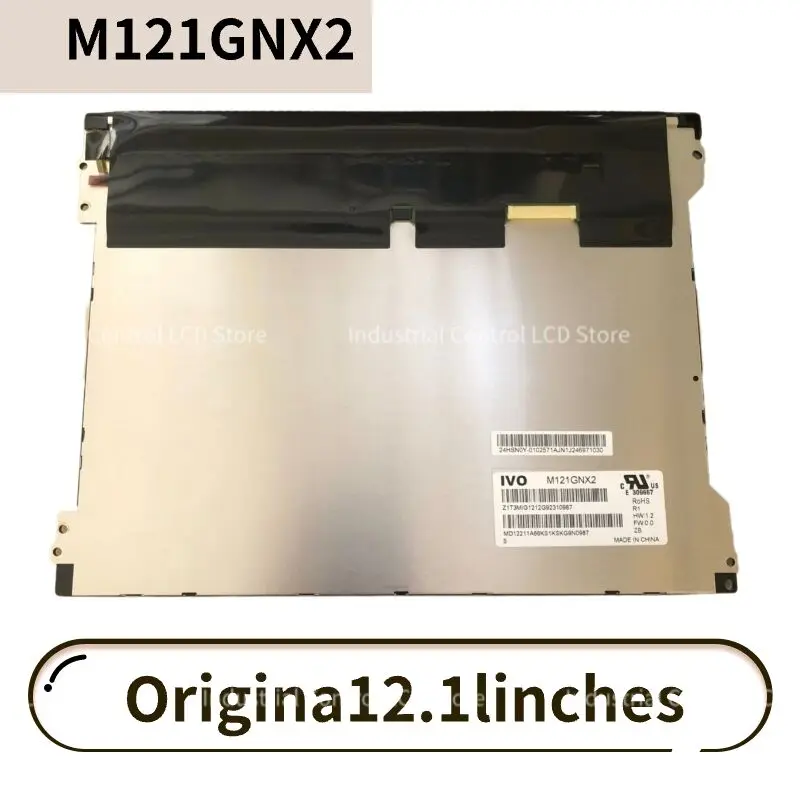 

100% IVO Original Test 12.1 Inch M121GNX2 1024*768 WLED M121GNX2 R1 LCD Display Panel