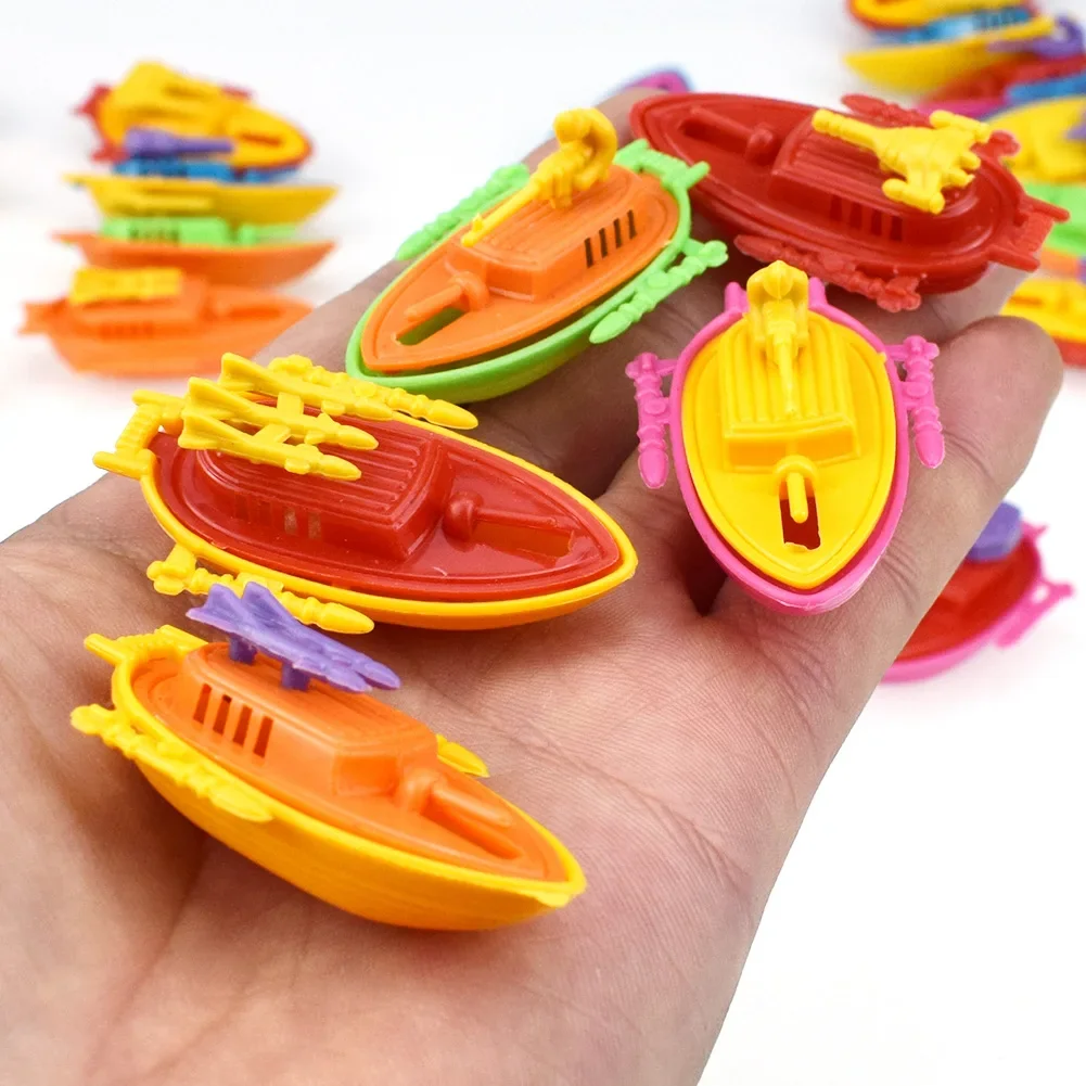 

20 Pcs Colorful Mini Boat Simulation Toy Kids Party Favor, Kids Stress Relief Toy, Favorite Cartoon Model