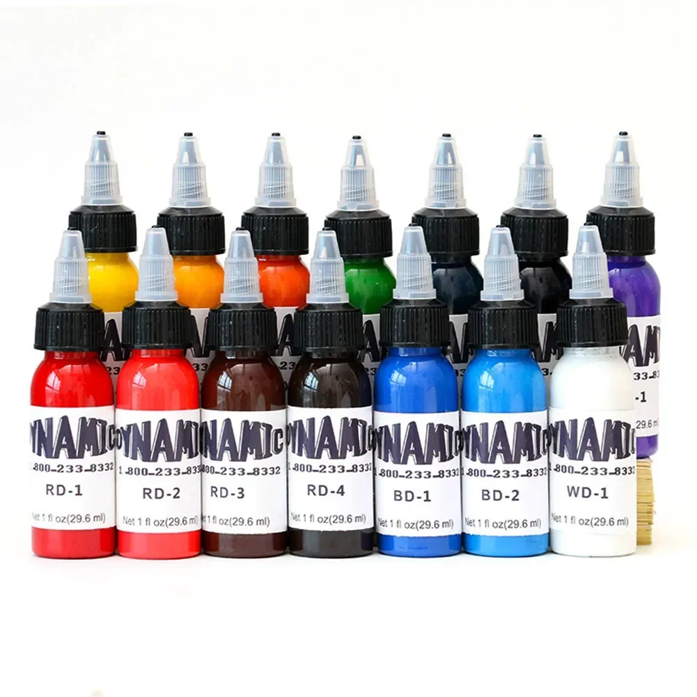 14 Colors 30ML Body Painting Tattoo Ink Permanent Makeup Coloring Pigment Eyebrows Eyeliner Tattoo Paint Body Eternal Tattoo Ink