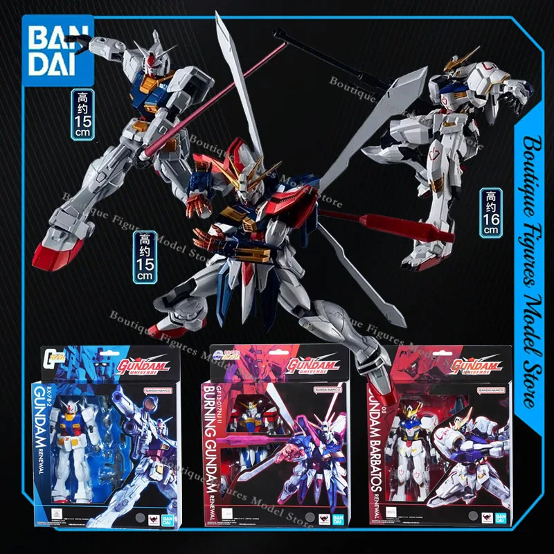 

Bandai Original GU GUNDAM RX-78-2 RENEWAL GF13-017NJ 2, BURNING ASW-G-08 BARBATOS, аниме-фигурки, коллекция моделей, подарок, детские игрушки