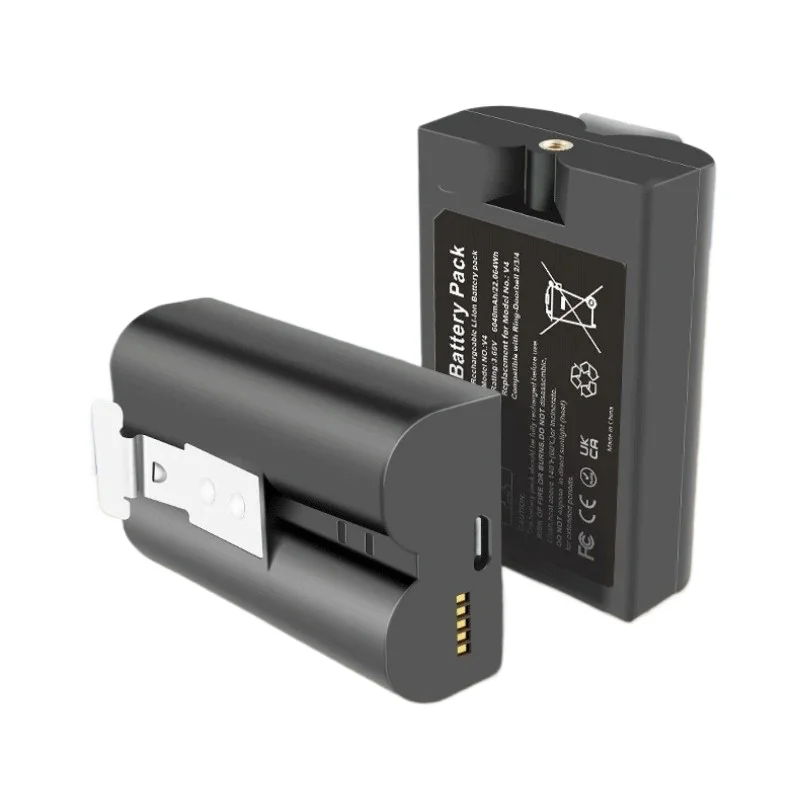 For V4 6040mAh Ring Video Doorbell 2/3/4 Li-On rechargeable Battery