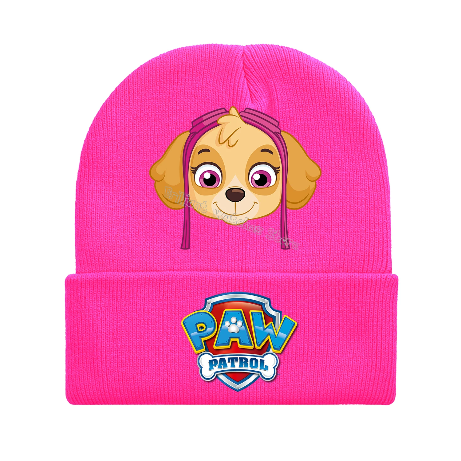 Paw Patrol czapka z dzianiny dla dzieci Cute Cartoon Knitteds Cap Kids Anime Hip Hop Finger Caps dekoracje Skullies czapki prezent