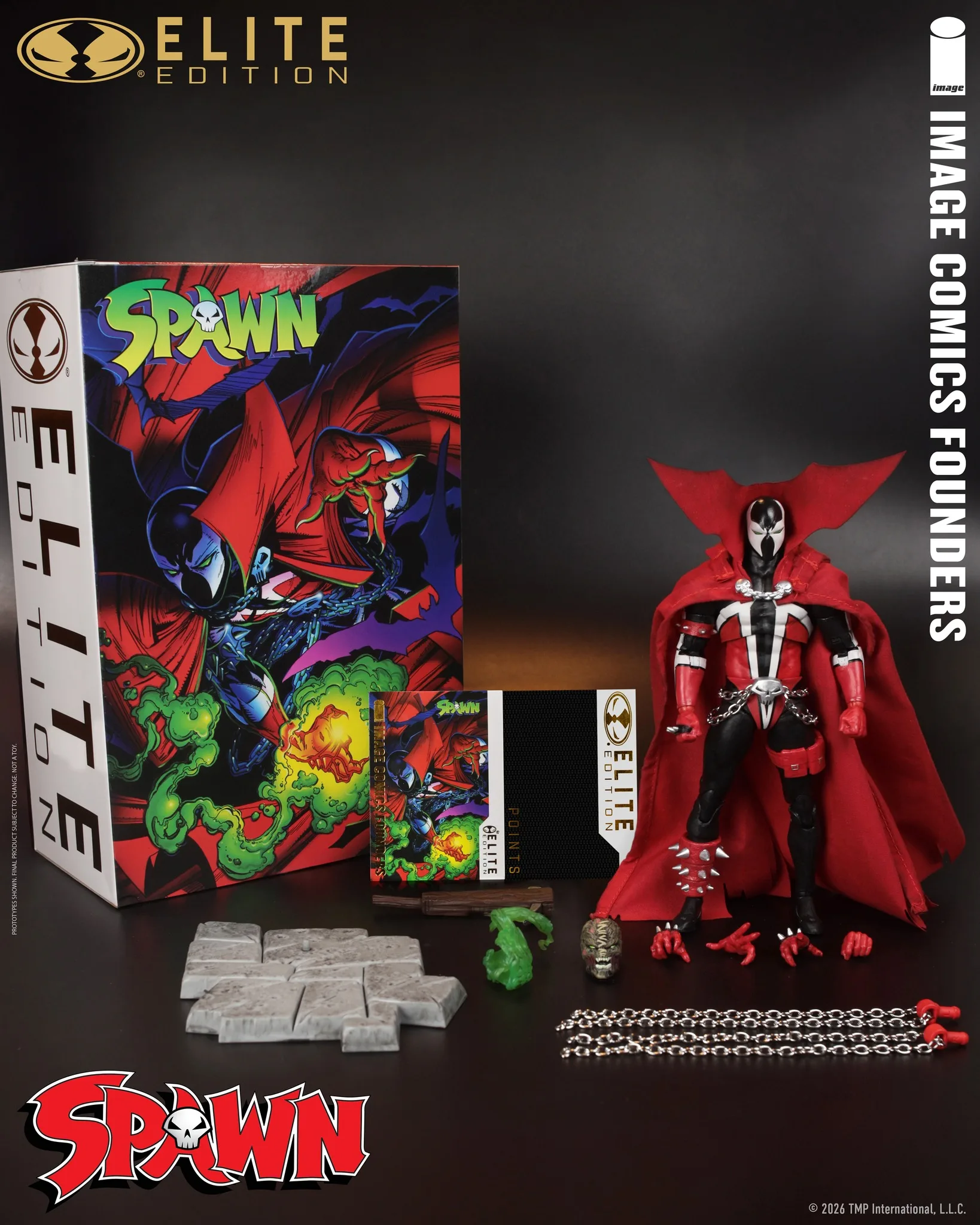 McFarlane Toys SPAWN 18cm Action Figure 1/12 Scale Gold Label