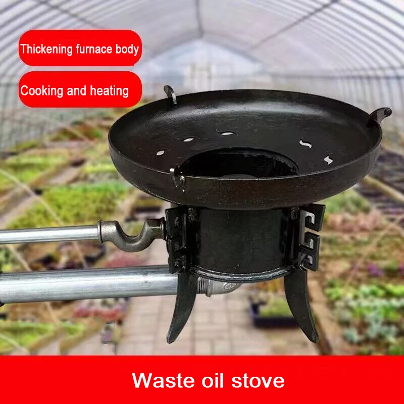 Fornalha de Aquecimento de Óleo Waste Caldeira de Fazenda de Abrigo em Casa Ventilador de Óleo Waste Queimando