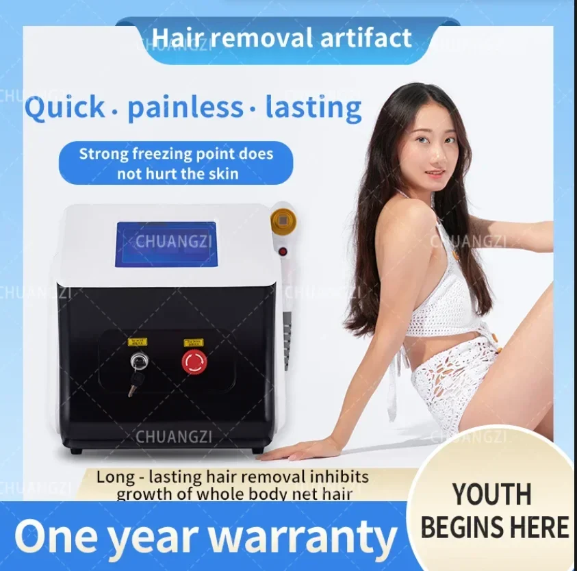 

new professional 808nm laser diode professional hair removal machine 3000W high power 755 808 1064nm Device Ice Platinum