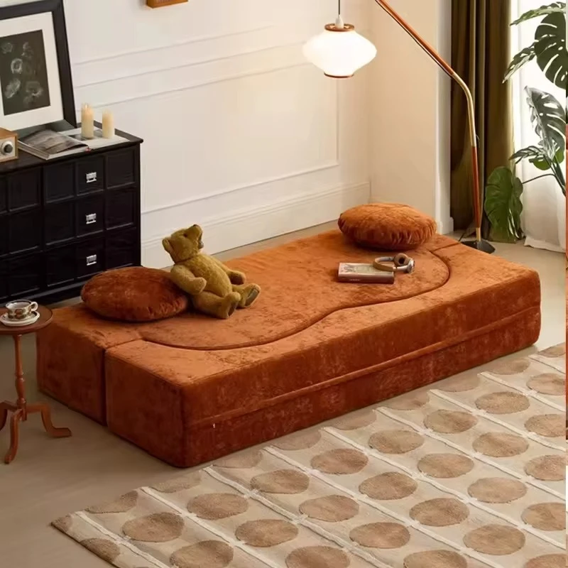 High-density sponge eco-friendly reclining convertible sofa bed villa living room furniture folding sofa bed