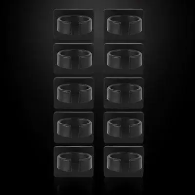 

10 Pcs Microphone Clip Clips Instrument Signage Black Plastic Home Office Holder