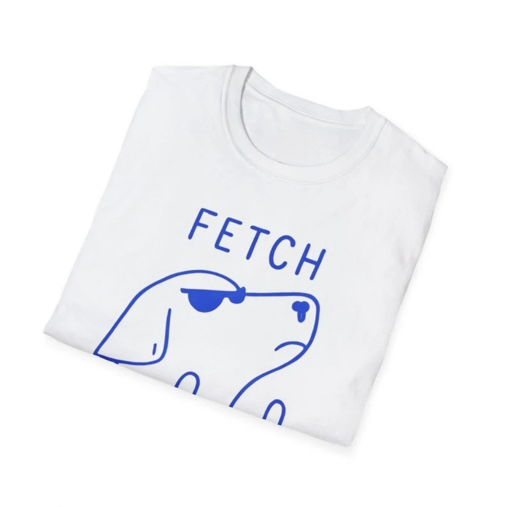 Fetch This 유니섹스 소프트 스타일 티셔츠 재미 있은 개 그래픽 티 개 애호가를위한 선물 캐주얼웨어 애완 동물 테마 의류 생일 선물